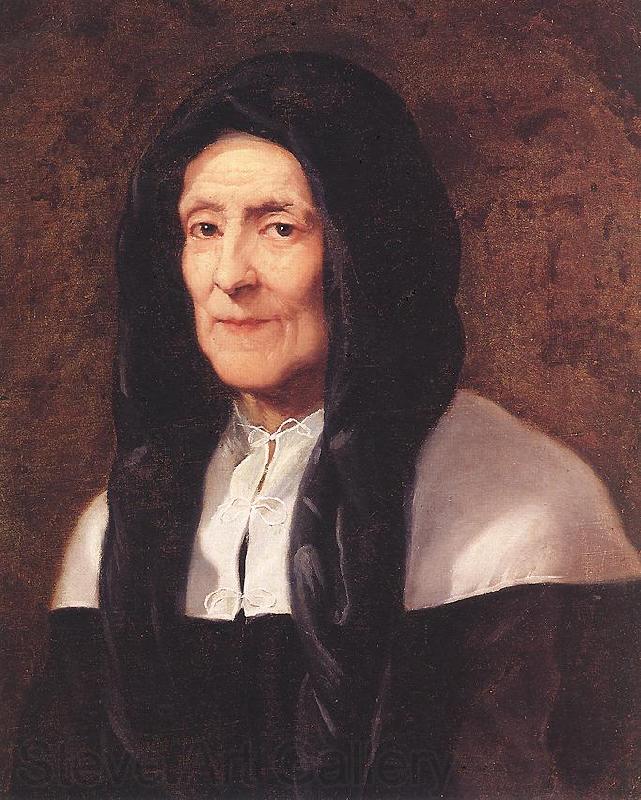 PUGET, Pierre Portrait of the Artist's Mother af France oil painting art